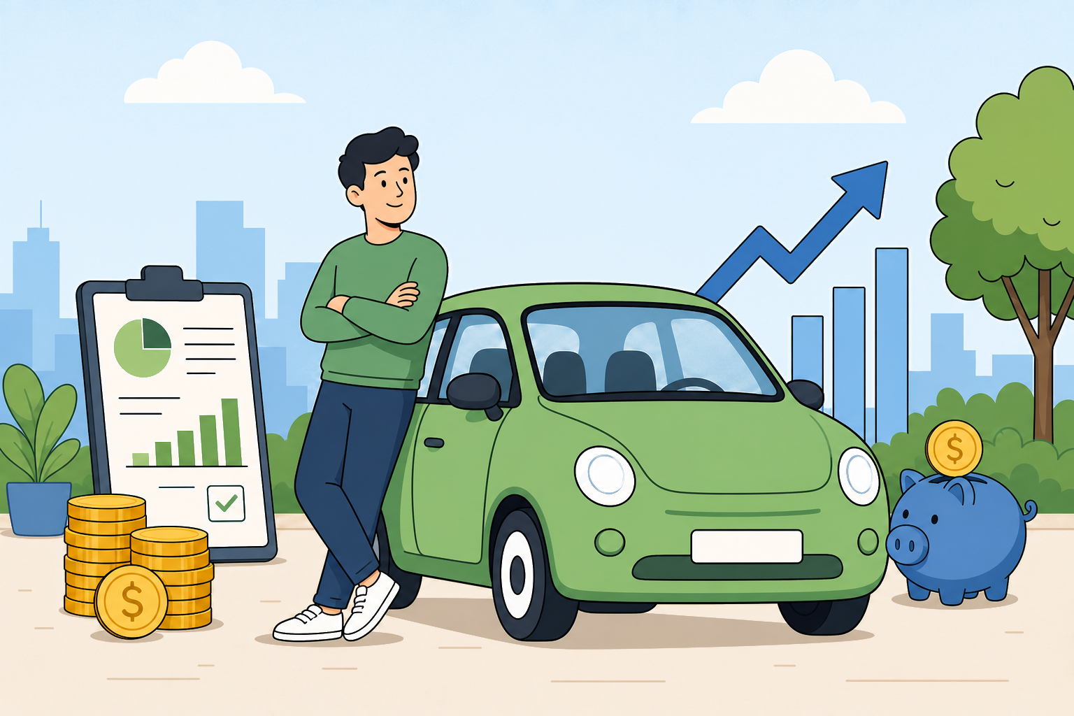 Vector illustration of a car